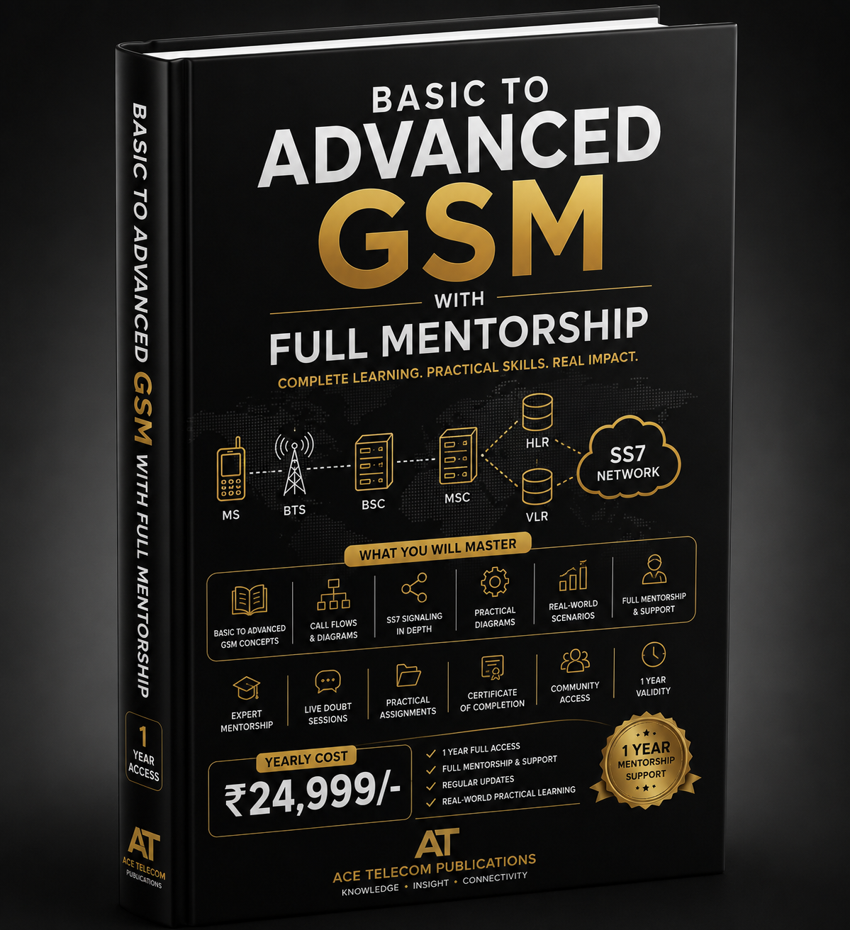BS4M4D 4x (1year) plan Basic to Advanced GSM with Full Mentorship – Complete 1-Year Telecom Training Program book